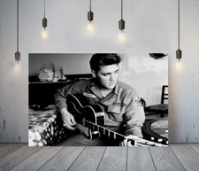 MUSICIAN ELVIS -DEEP FRAMED