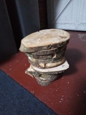 Rustic log slices large Bundle Of 9 Good For Wedding £3 each Decorations