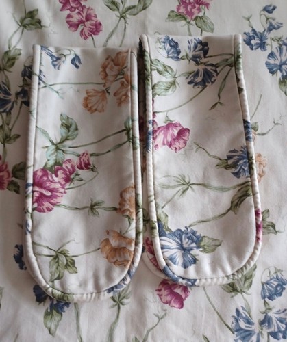 Vintage floral curtains tie - vintage,