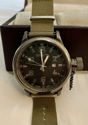Invicta men black dial - men's,
