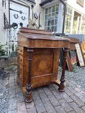 Antique Burr Walnut Davenport. RARE RARE
