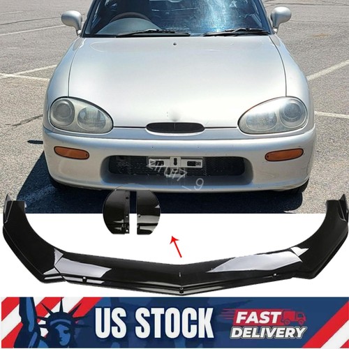 Gloss black front - front, bumper