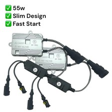 2x Fast Start 55W Xenon HID
