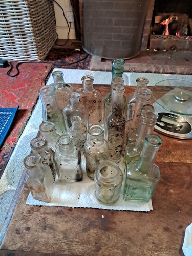 Vintage bottles including - bottles,,