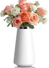 Comsaf Ceramic Vase, White