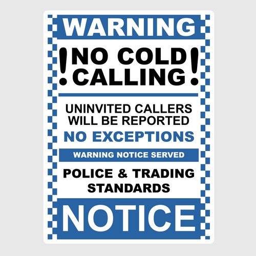 Warning cold calling sales - warning, no