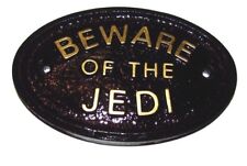 BEWARE OF THE JEDI HOUSE DOOR BEDROOM PLAQUE WALL OR GARDEN SIGN BRAND NEW