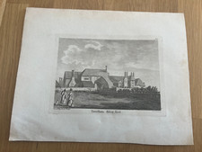 faversham abbey - kent . 19th century engraving ( hooper )