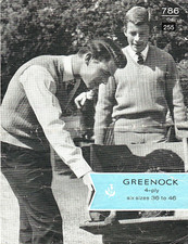 Greenock 786 1940s Mens V Neck