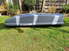HALFORDS 470L GREY ROOF BOX
