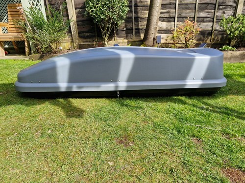 Halfords 470l grey roof - grey, box