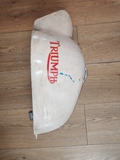 Triumph Twin Fuel Tank trials twinshock cafe racer