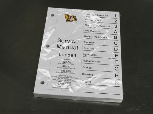 Jcb loadall 520 525 50 - jcb,