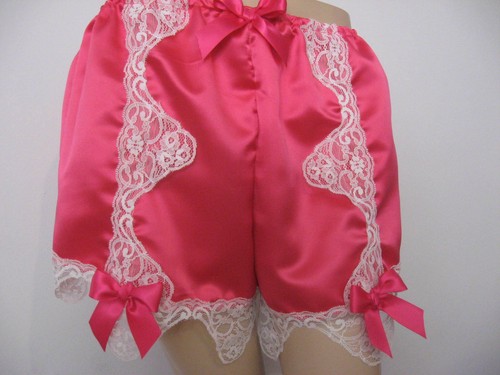 Pink satin french - french, knickers