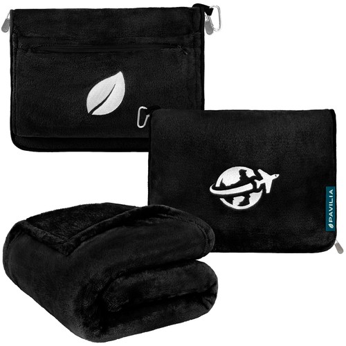 Travel blanket pillow set soft - blanket,