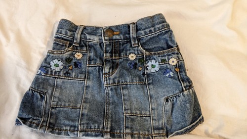Girls blue denim - blue, with