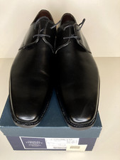New Charles Tyrwhitt Black calf Shoe sz10 F Fit