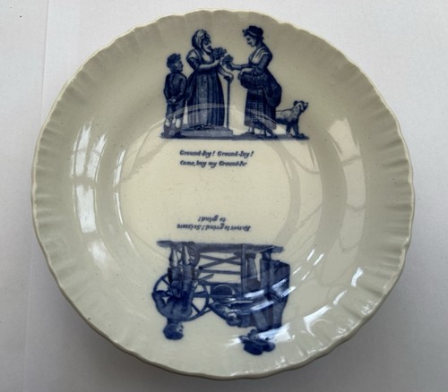 Antique cauldon transfer - antique,