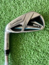 Taylormade Sim Max 4 Iron Stiff Flex Left Handed Mens Golf Club