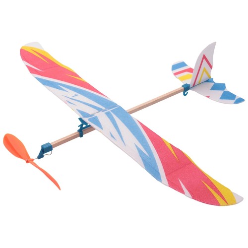 Rubber band powered foam - powered, plane