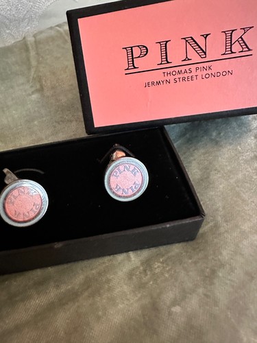 Thomas pink cufflinks - thomas,