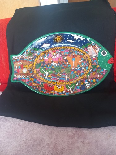 Mexican hand painted - mexican, guerro