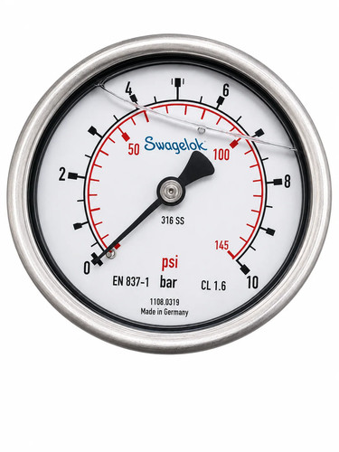 Swagelok pressure gauge - gauge, 0-10