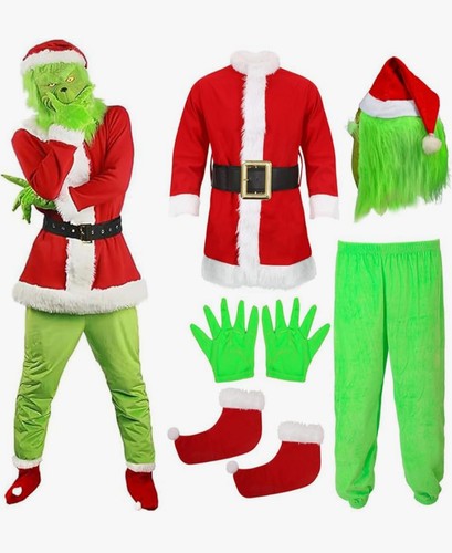 Grinch christmas santa fancy - christmas,