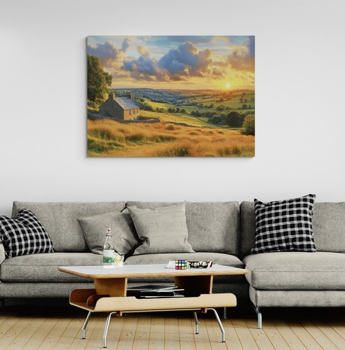 Sunset countryside yorkshire - sunset,