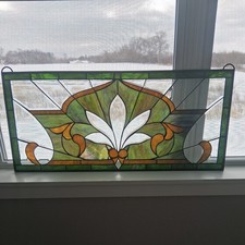 Leaded Stained Glass Transom