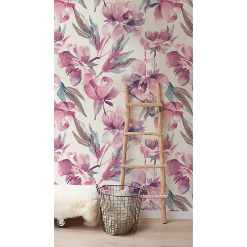 Watercolor floral pink - watercolor,