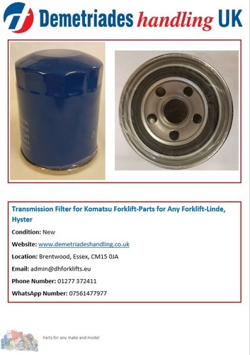 Transmission filter for - filter,