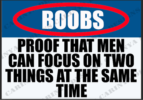Boobs funny metal - , sign