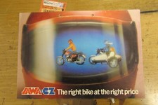 JAWA CZ 350 DELUXE SHADOW TRADESMAN VELOREX SALES BROCHURE