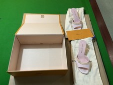 Louis Vuitton 6am Mule 5.5cm Ladies Shoes Pink 39