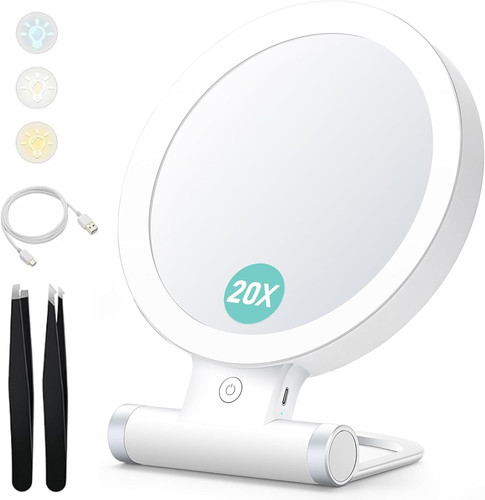 Magnifying mirror with - mirror,