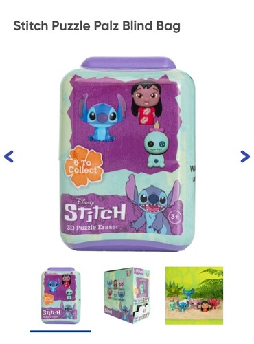 Stitch puzzle palz eraser - 3d,