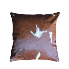 cowhide cushion cover, pillow