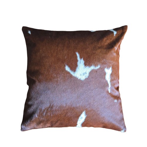 Cowhide cushion cover pillow - cowhide,