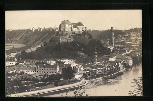 Burghausen salzach riverbank - burghausen,