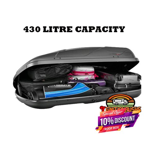Car roof box 430 litre - box, hard