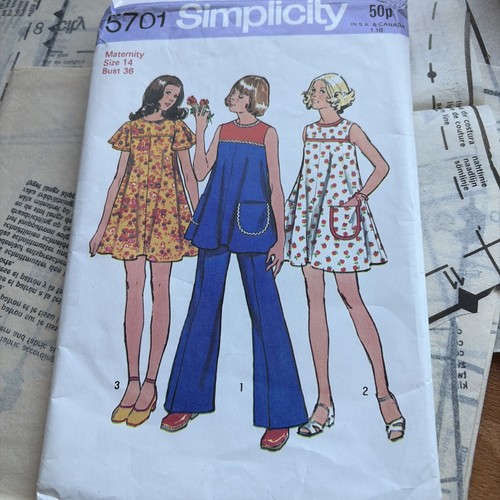 Vintage maternity smock dress - maternity,
