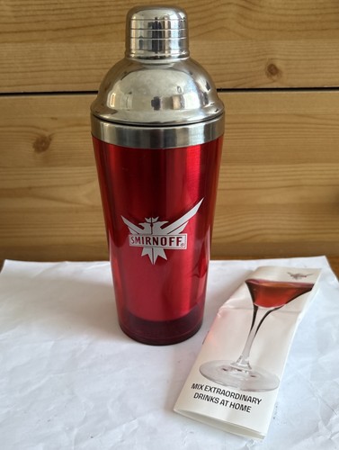 Smirnoff red and chrome - red,