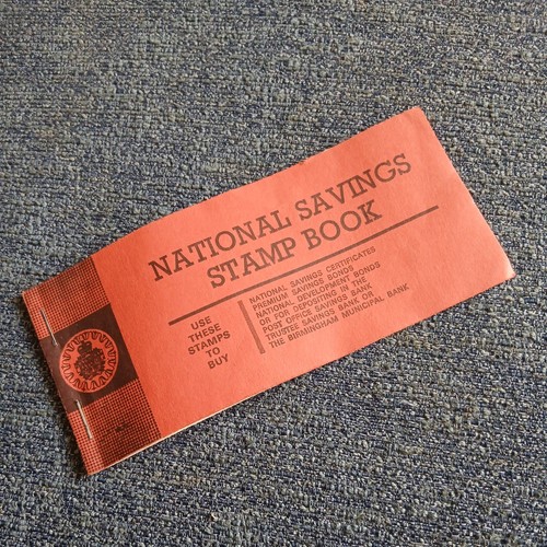 National savings stamp book - savings,