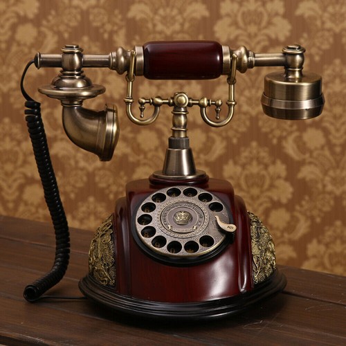 Vintage rotary dial telephone - vintage,
