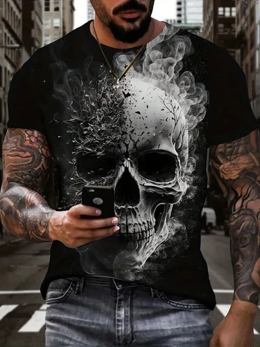 Men shirts horror skull - horror,