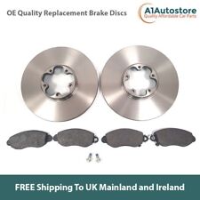 FORD TRANSIT MK6 2.4 RWD FRONT BRAKE DISCS AND PADS 00 TO 06 PREMIUM QUALITY