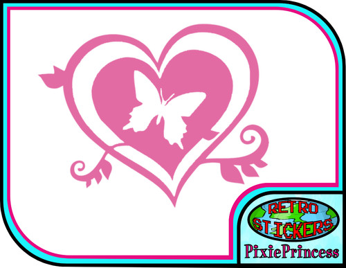 Butterfly heart vinyl - butterfly,