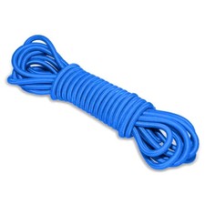 Blue Elastic Bungee Rope Shock Cord Tie Down Elastic Return of at Least 100%