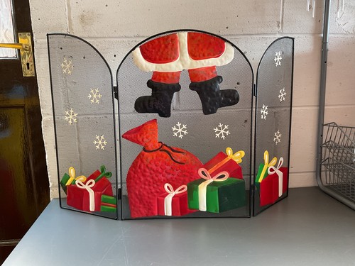 Christmas santa fireguard - santa,